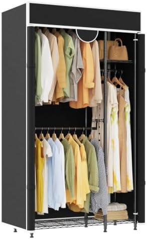 Garvee Heavy Duty Clothes Rack with Cover by Garvee