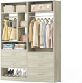 Besiost Closet Systems with 5 Drawers, Closet Organizer System by Besiost
