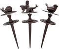 3 Pack Garden Hose Guide Spike, Decorative Hose Guide Support Stakes Antique Heavy Cast Iron Plant Saver Tools for Farm Garden Lawn Yard(Bird Angel Snail) by BOXTAND