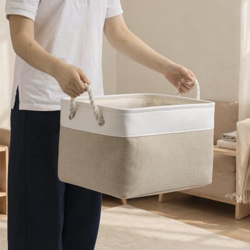 15x11x10 In Foldable Fabric Large Storage Bins with Handle 6 Pack - Image 5