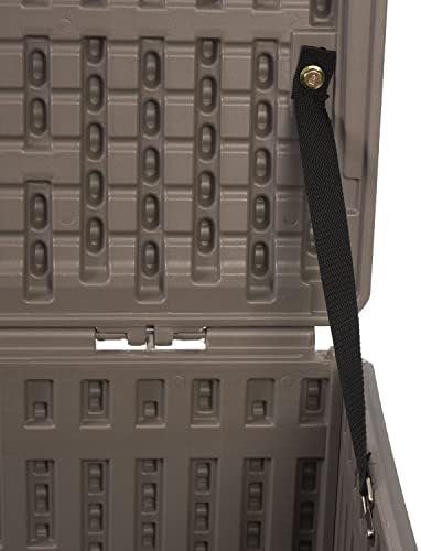 Plastic Development Group Outdoor Storage Deck Box, Standard Close, 99 Gallon, Driftwood - Image 7