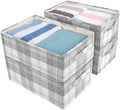 ANMINY Fabric Storage Bins Baskets, 18 x 12 Inch 4 Pack, Washable, Foldable by ANMINY