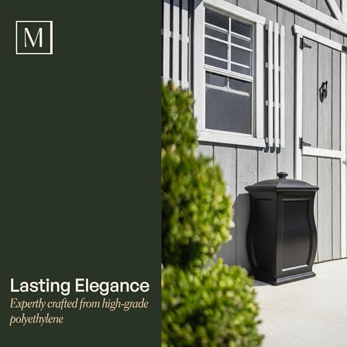 Mayne Mansfield Outdoor Storage Box, Deck Box for Patio, Black - Image 3