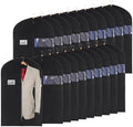 KEEGH 40 inch Suit Cover Bags for Men, Black Garment Bags (Set of 20) by KEEGH