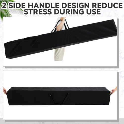 1 Pcs 83 x 16 x 12, 260 L Versatile Large Duffle Bag, Black - Image 6