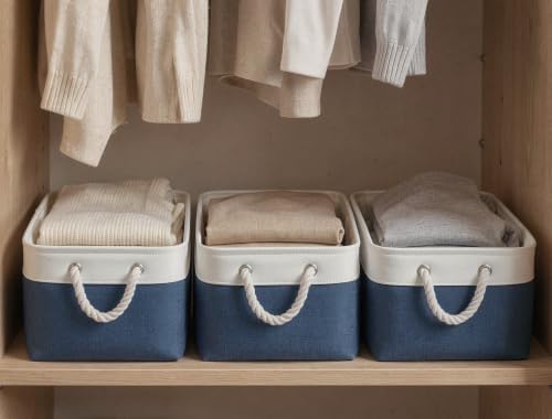 15.7x11.8x8.26 Inch Fabric Large Storage Bins with Handles 6 Pack - Image 3