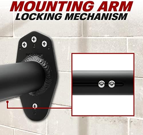 Ibera Bike Wall Mount - Adjustable Frame Holder & Soft Rubber Cradles - Garage Bike Rack for Road, MTB, Kids, Hybrid Bikes - Easy Installation & Space-Saving Design - Image 5