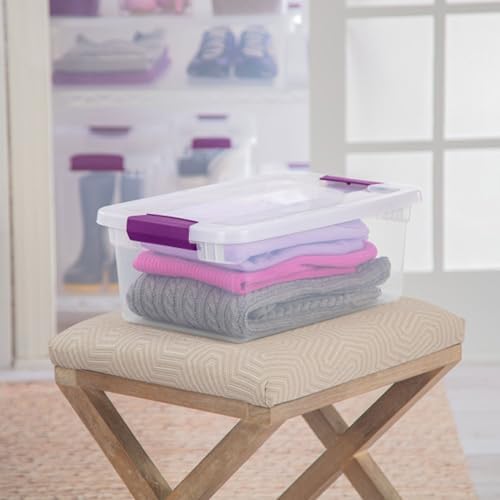 Sterilite ClearView Latch Boxes, Storage Bins with Lids, 15 Quart, 36-Pack - Image 5
