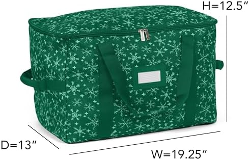 Covermates Adjustable Ornament Storage Bag, 19.25" W x 13" D x 12.5" H - Image 3