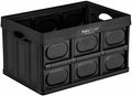 3-pack Instacrate Collapsible 12-gallon Storage Bin for Easy Storage (Black) by Unknown