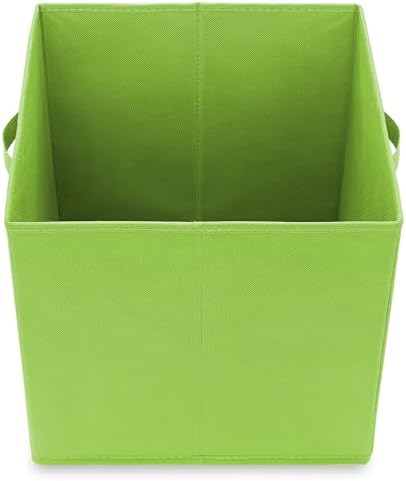 Casafield Set of 12 Collapsible Fabric Cube Storage Bins, Multicolor - 13" Foldable Cloth Baskets for Shelves, Cubby Organizers & More - Image 4