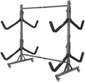 Bonnlo Kayak Stand Freestanding Storage Rack for Kayak Canoe Boat Paddle Board SUP Surfboard for Indoor Outdoor Garage, Shed, Dock with Lockable Wheels Wide Adjustable by Bonnlo