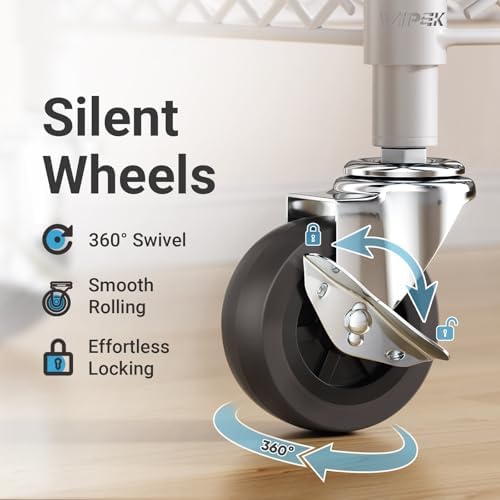 VIPEK R2 Plus Clothing Rack Heavy Duty Rolling Closet for Hanging Clothes - Image 3