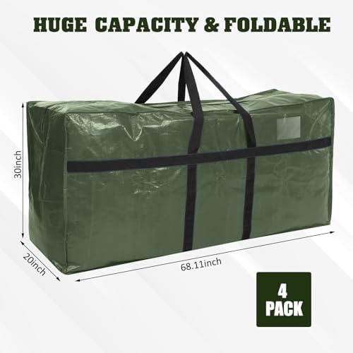 4 Pcs 194 Gallon Extra Large Moving Bags Heavy Duty Storage Bag - Image 2