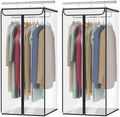 Univivi Garment Bags for Hanging Clothes, Cloth Bag 40 In, 2 PCS, Clear by Univivi