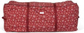 Covermates Christmas Tree Cinch Bag, 60" W x 24" D x 24" H, Red Snowflake by Covermates