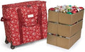 Covermates Rolling Adjustable Ornament Storage Bag, 19.25"W x 13"D x 18.5"H by Covermates