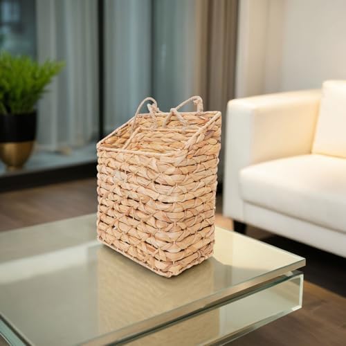 2-Tier Hanging Wall Basket, Water Hyacinth Over Door Storage - Image 6