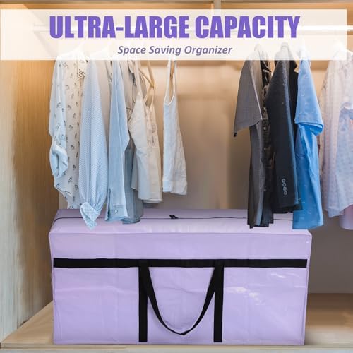 4 Pcs 66 Gallon Extra Large Moving Bags Heavy Duty Storage Bag - Image 6