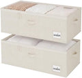 StorageWorks 10 Inch Tall Under Bed Storage Containers with Clear Lid by StorageWorks