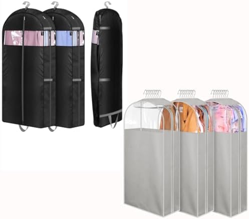 MISSLO 3 Pack 43" Garment Bag + 3 Pack 40" Garment Bags by MISSLO