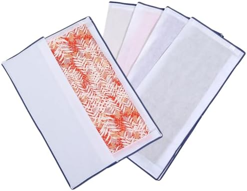 アストロ Astro 173-05 Kimono Storage Case, 3-Way Opening, Set of 5, No Window, Kimono Storage Bag, Breathable, Non-Woven Fabric, Protects Against Dust and Dirt, Yukata Storage Bag, Zipper Type by ASTROSTORAGE