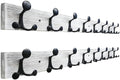 SKOLOO 43-Inch Wood Coat Rack Wall Mount with 8 Triple Hooks - Ideal for Family Entrances, Classrooms, and Pet Supplies Storage - Perfect Coat Hooks for Wall,Distressed White Wash, Pack of 2 by SKOLOO