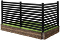 VEVOR Outdoor Privacy Screen 50" W x 48" H 3 Panels Air Conditioner Fence by VEVOR