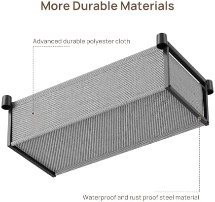 Golpart Heavy Duty Clothes Rack Metal Wardrobe with Adjustable Wire Shelves - Image 5
