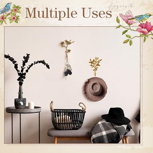 4 Pack Vintage Bird Hooks for Wall Decorative Hooks,5.5 to 5.9 in - Image 5
