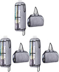 MISSLO Hanging Garment Bags for Travel Suit Bags for Closet Storage 50" Moving Bags for Clothes Dress Cover for Coat, Jacket, Shirt, Clothing (Pack of 3) by MISSLO