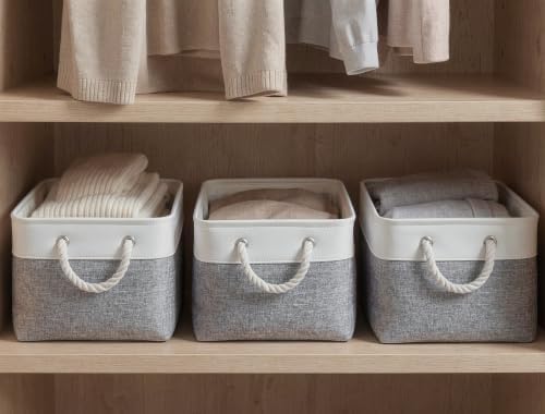 15.7x11.8x8.26 Inch Fabric Large Storage Bins with Handles 6 Pack - Image 3