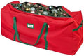 HOLDN’ STORAGE Christmas Tree Bag Heavy Duty 600D Oxford - Christmas Tree Bags Storage Fits Up To 7.5Ft, Extra Wide, Waterproof Storage Bags with Reinforced Handles & Zipper - Red by HOLDN%E2%80%99STORAGE