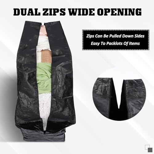 4 Pcs 96 Gallon Extra Large Moving Bags Heavy Duty Storage Bag - Image 3