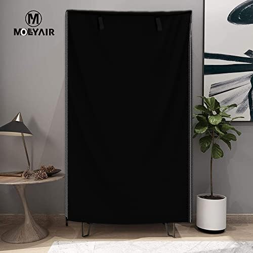 Wire Shelf Cover 36 x 18 x 54, 600D Oxford Dustproof Rack Cover - Image 2