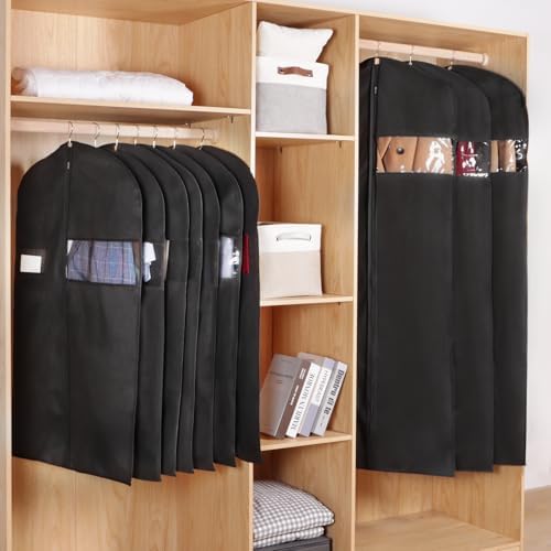 KEEGH 60 inch Dress Bags for Gowns Long (Set of 15) Black - Image 6