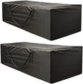Outdoor Cushion Storage Bag 2 PCS, 68" Outdoor Pillow Storage with 2 Handles, Extra Large Opening Waterproof Zippered Patio Cushion Storage Bag XL by KOCKABC