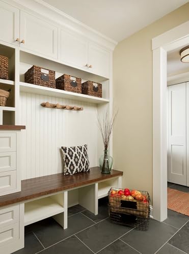 Goo-Ki Antique Brass Coat Rack Wall Mount with Keelplate Backplate, Heavy Duty Zinc Coat Hooks Wall Mounted, Vintage Rustic Hat Hanger and Towel Rack for Entryway, Mudroom, and Bathroom (5 Hooks) - Image 3