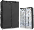 Waterproof Shelf Cover,Outdoor 600D Heavy Duty Dustproof Storage Shelves Cover,60''x24''x72'' Shelf Covers for Wire Shelving with Zippers,Storage Rack Covers with Clear Front by Dalema