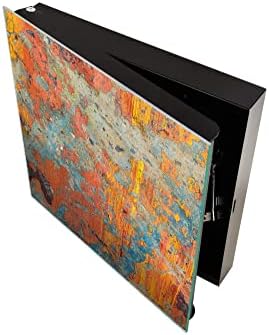 Concept Crystal 50 Keys Cabinet with Decorative Front Panel and Glass White Board KN06: Textures and Tiles 2 Series - Image 3