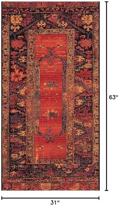 Unique Loom Outdoor Tribal Collection Area Rug - Quepos (2' 7" x 5' 3" Runner, Multi/ Black) - Image 2