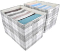 ANMINY Fabric Storage Bins Baskets, 20 x 14 Inch 4 Pack, Washable, Foldable by ANMINY