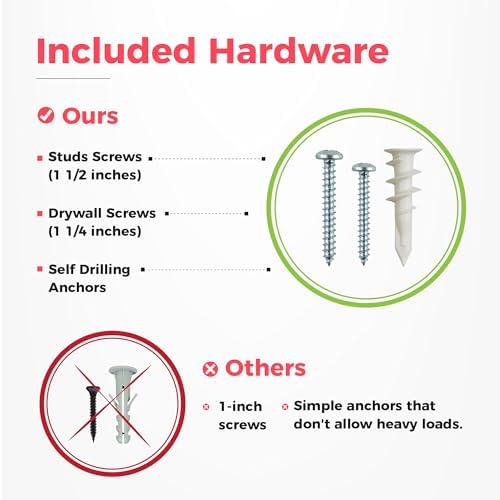 TIDYME Garage Tool Organizer Wall Mount, 64", 4 Racks 8 Hooks, 400 lbs - Image 5