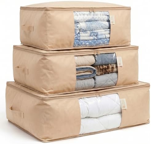 Storage Bags for Comforter, Clothes & Bedding Sets With Cedar Protection by HOLDN%E2%80%99STORAGE