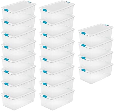 Sterilite Latching Box with Lids for Home and Office, 106 Quart, 20-Pack - Image 2