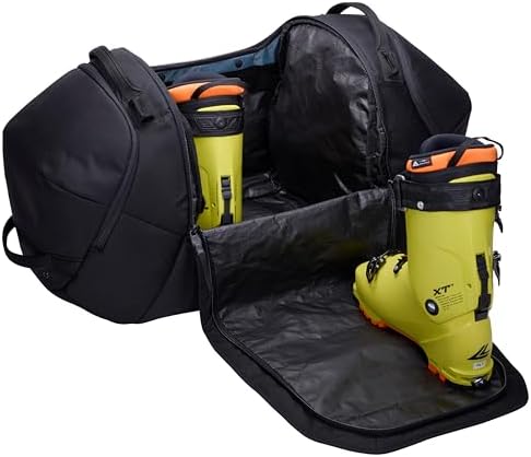 Thule RoundTrip 80L Duffel - Storage compartments to Organize and Protect Gear - Boot Bag for ski and Snowboard Travel - Soft Pocket for Goggles and Helmet - Dry Bag Included - Image 6