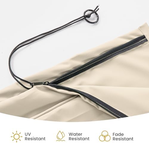 Deconk Patio Cantilever Umbrella Cover Outdoor Offset umbrellas Covers - Image 5