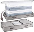 TAILI Under Bed Vacuum Storage Bags for Comforters,41x17.7x6 inch,Taupe by TAILI