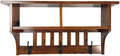 Rustic Red Door Co. Mission Style Coat Rack Wall Mounted with Cubbies and Shelf, Entryway Wooden Hanger with 3 Hooks for Jacket, Towel or Hat, Farmhouse Decor, Oak Wood, Michaels Stain by RusticRedDoor