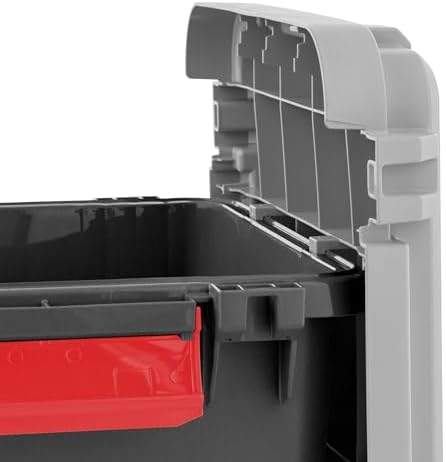 IRIS USA 4-Pack 8 Gallon Lockable Storage Trunk TrailBox, Dark Gray/Gray - Image 6